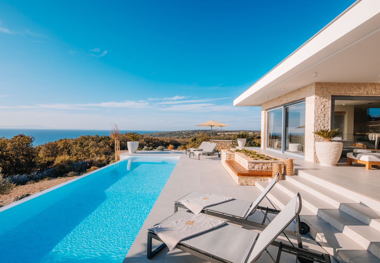 Villa in Novalja - Plant villa 3 mit herrlicher Aussicht