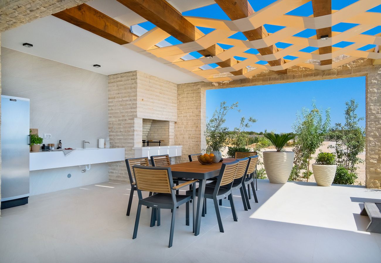 Villa in Novalja - Plant villa 3 mit herrlicher Aussicht