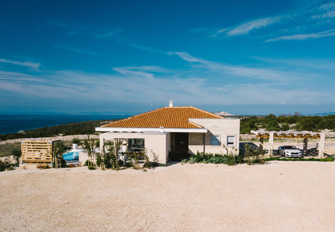 Villa in Novalja - Plant villa 3 mit herrlicher Aussicht