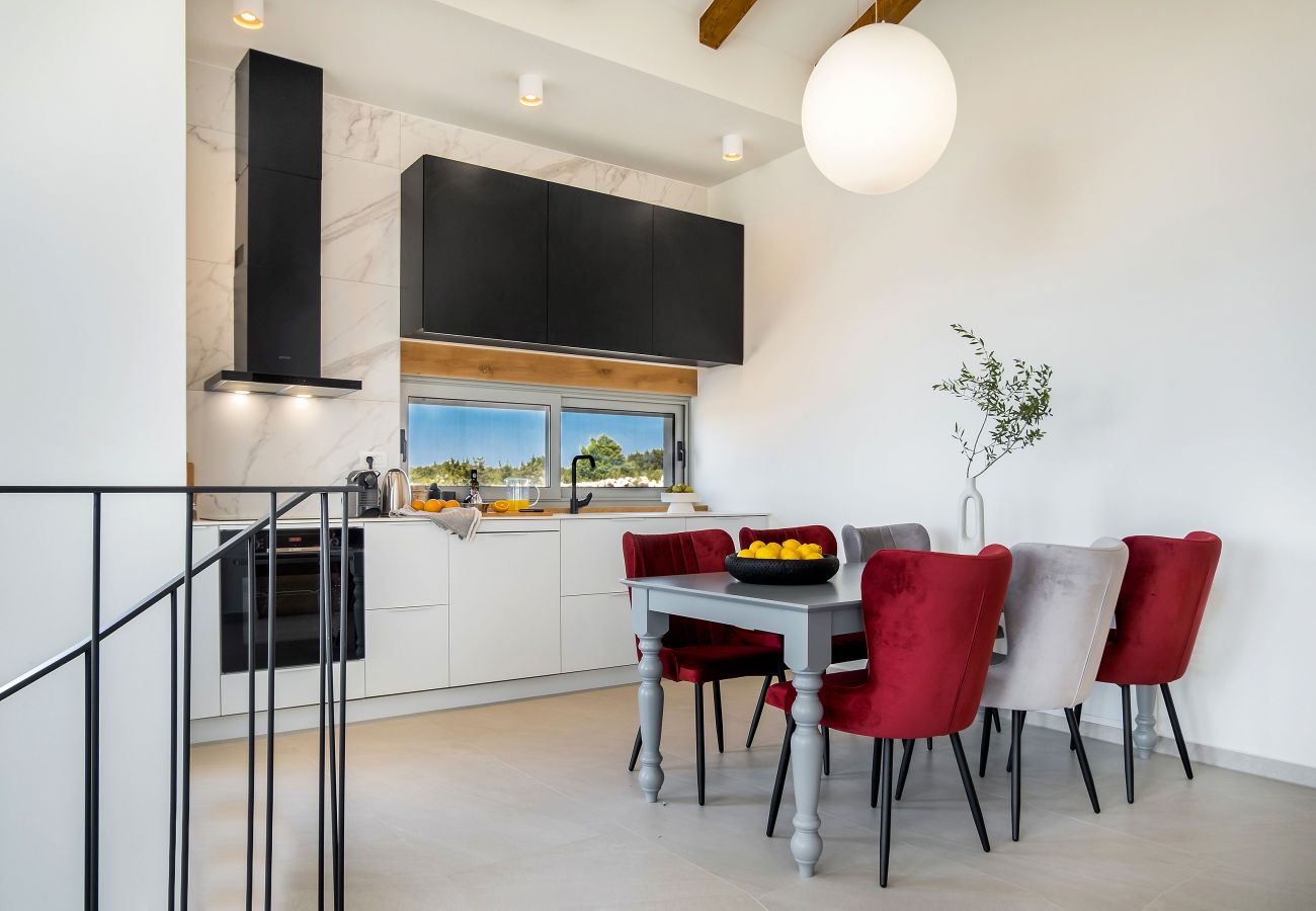 Villa in Novalja - Plant villa 6 mit höchster Privatsphäre