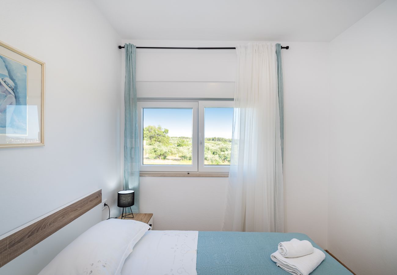 Ferienwohnung in Sveti Filip i Jakov - Apartment Vista Mare 2 mit beheiztem Pool