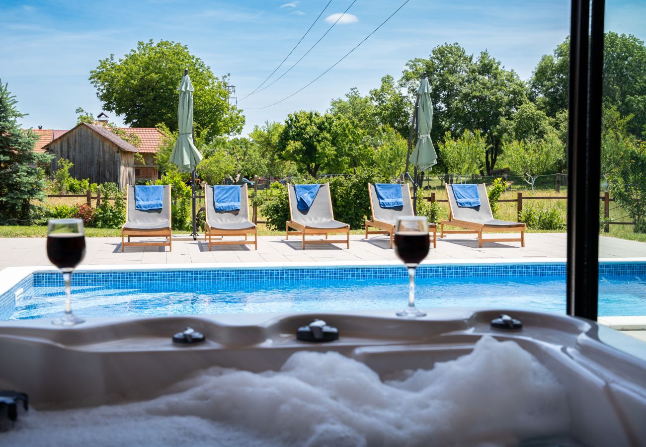 Villa in Brušane - Villa Brusiana mit beheiztem Pool