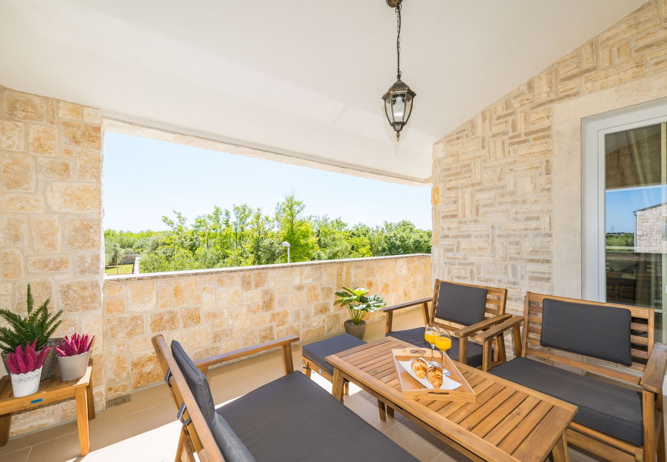 Villa in Privlaka - Villa Rea 1 mit beheiztem Pool