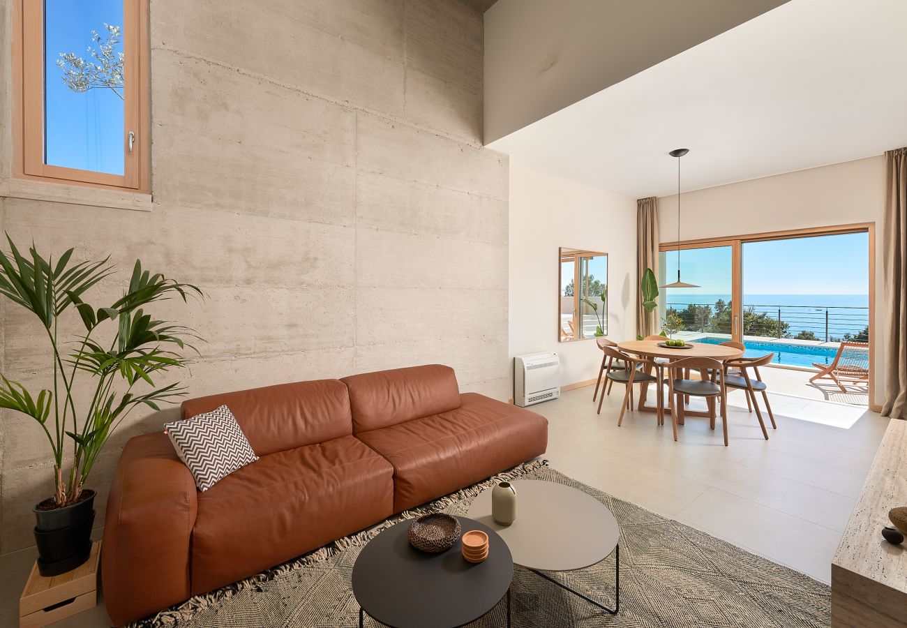 Villa in Sveta Nedjelja - Villa Bianca Hvar mit wunderschönem Meerblick