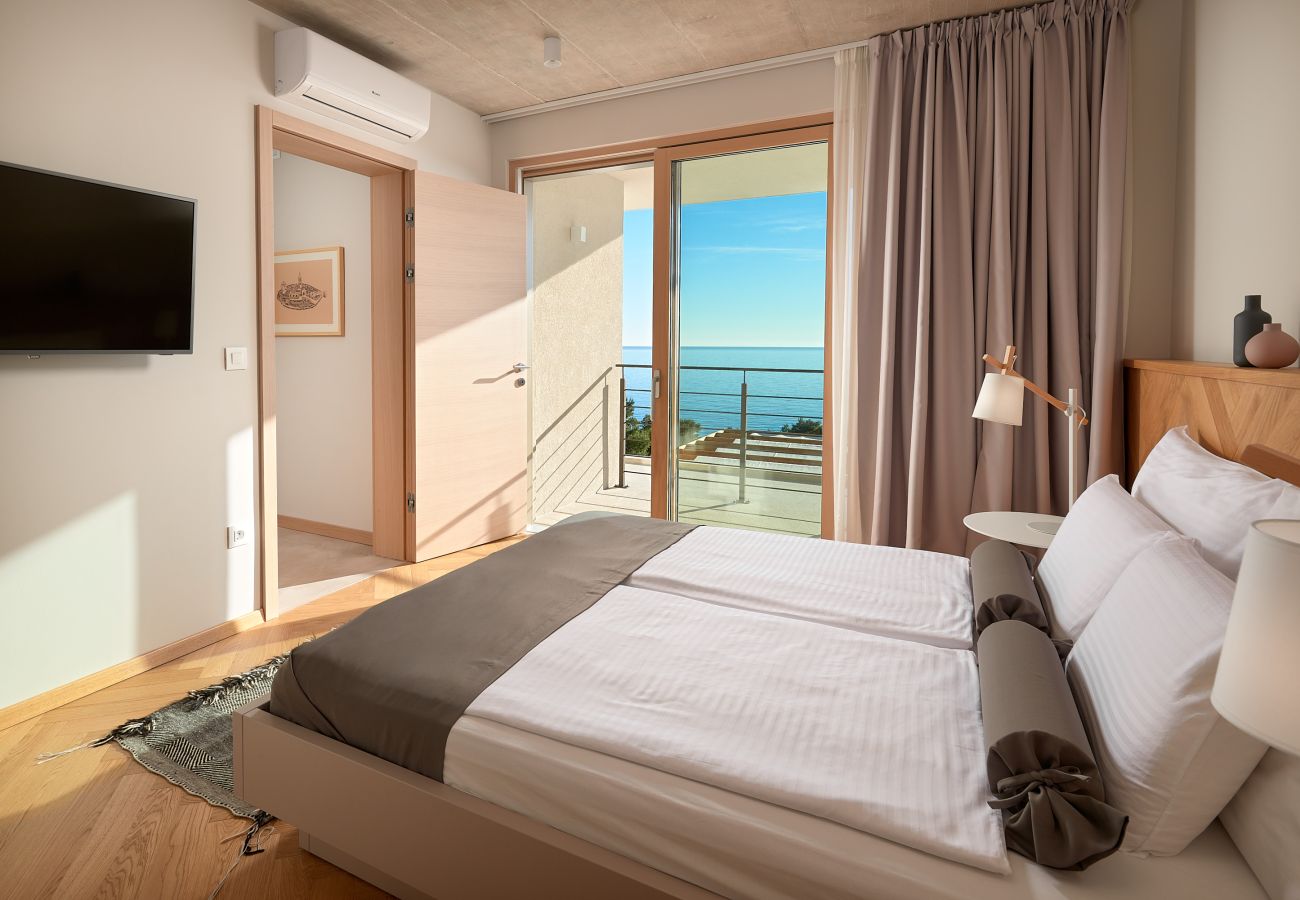 Villa in Sveta Nedjelja - Villa Bianca Hvar mit wunderschönem Meerblick