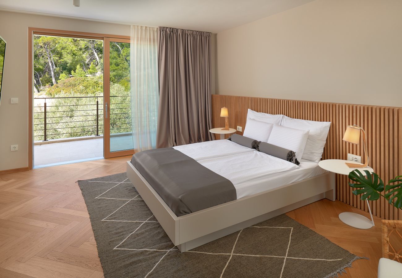 Villa in Sveta Nedjelja - Villa Bianca Hvar mit wunderschönem Meerblick