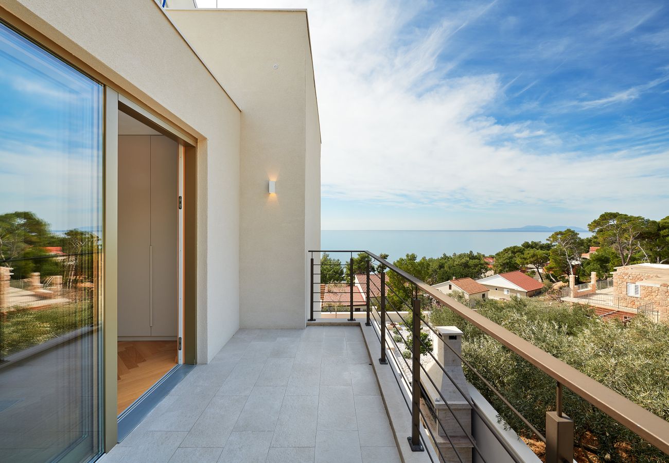 Villa in Sveta Nedjelja - Villa Bianca Hvar mit wunderschönem Meerblick