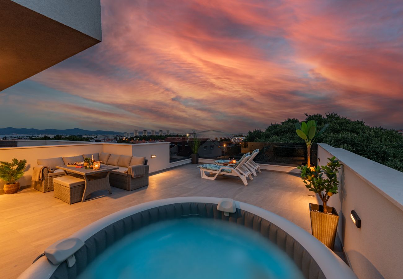 Ferienwohnung in Zadar - Deluxe-Apartment Anelle mit Whirlpool