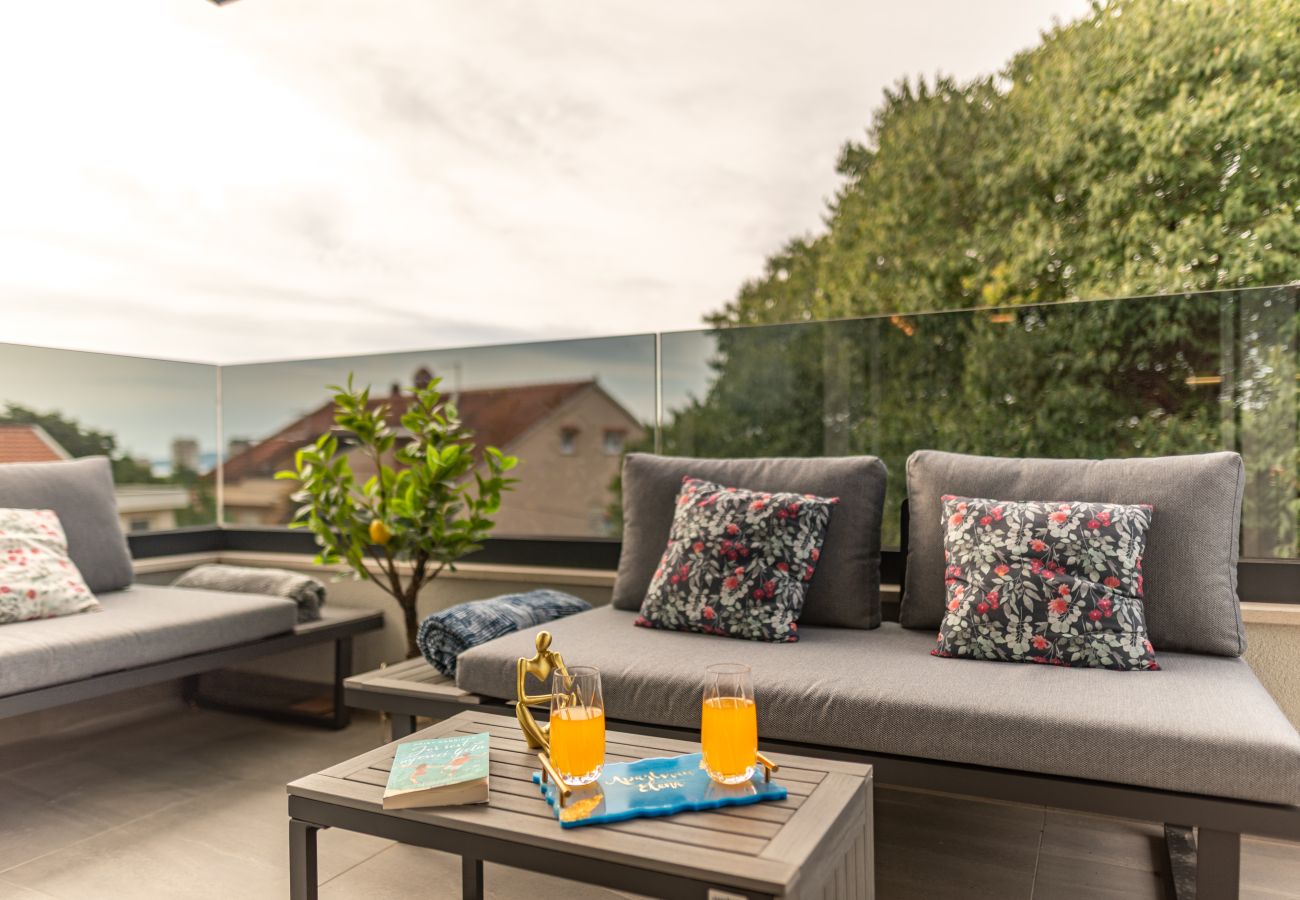 Ferienwohnung in Zadar - Deluxe-Apartment Anelle mit Whirlpool