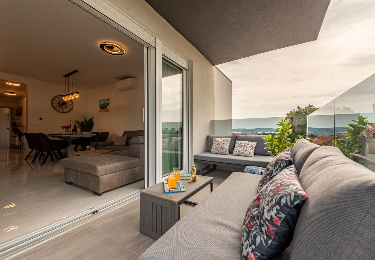 Ferienwohnung in Zadar - Deluxe-Apartment Anelle mit Whirlpool