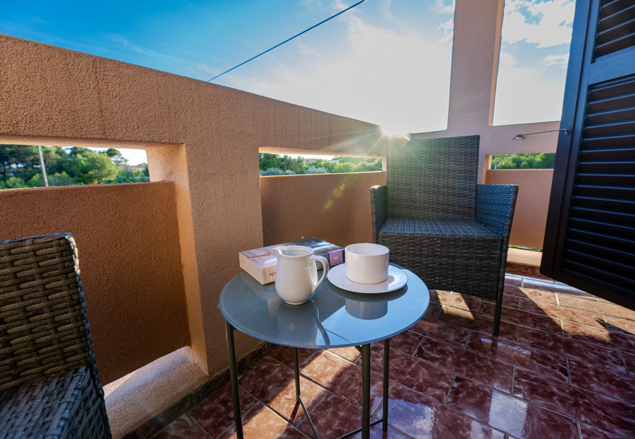 Ferienhaus in Vir - Ferienhaus Tanja Vir mit beheiztem Pool