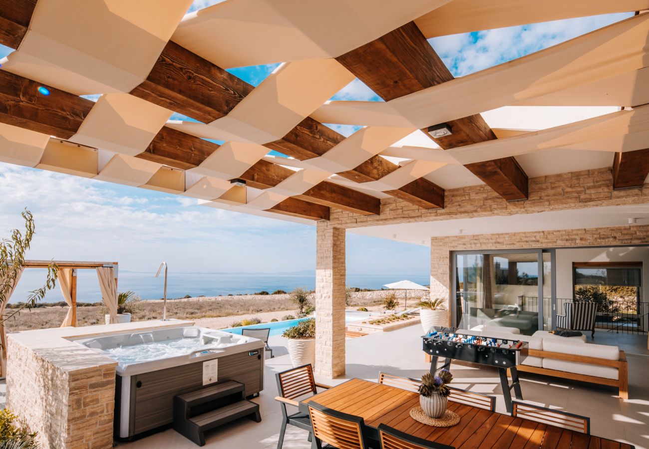 Villa in Novalja - Plant villa 3 with superior view