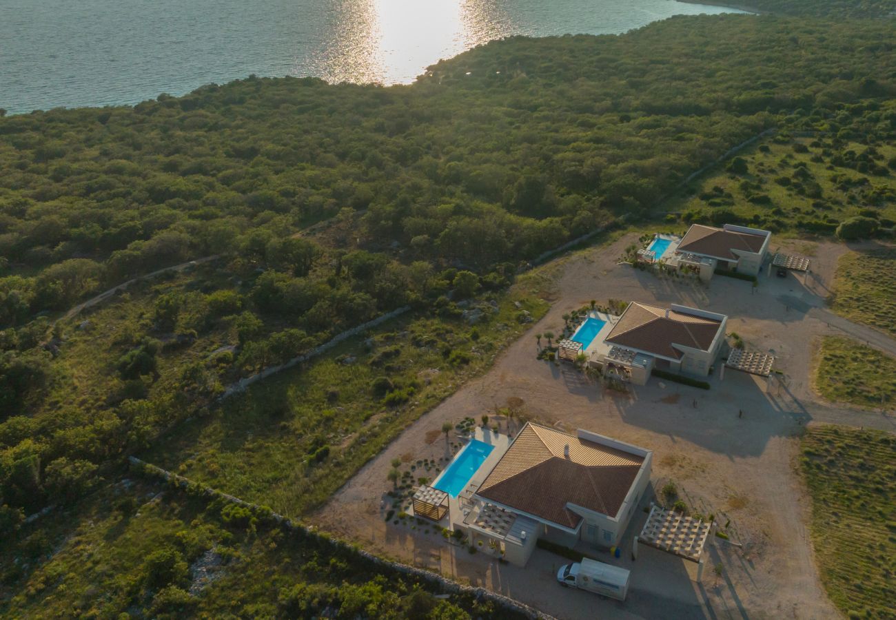 Villa in Novalja - Plant villa 3 with superior view