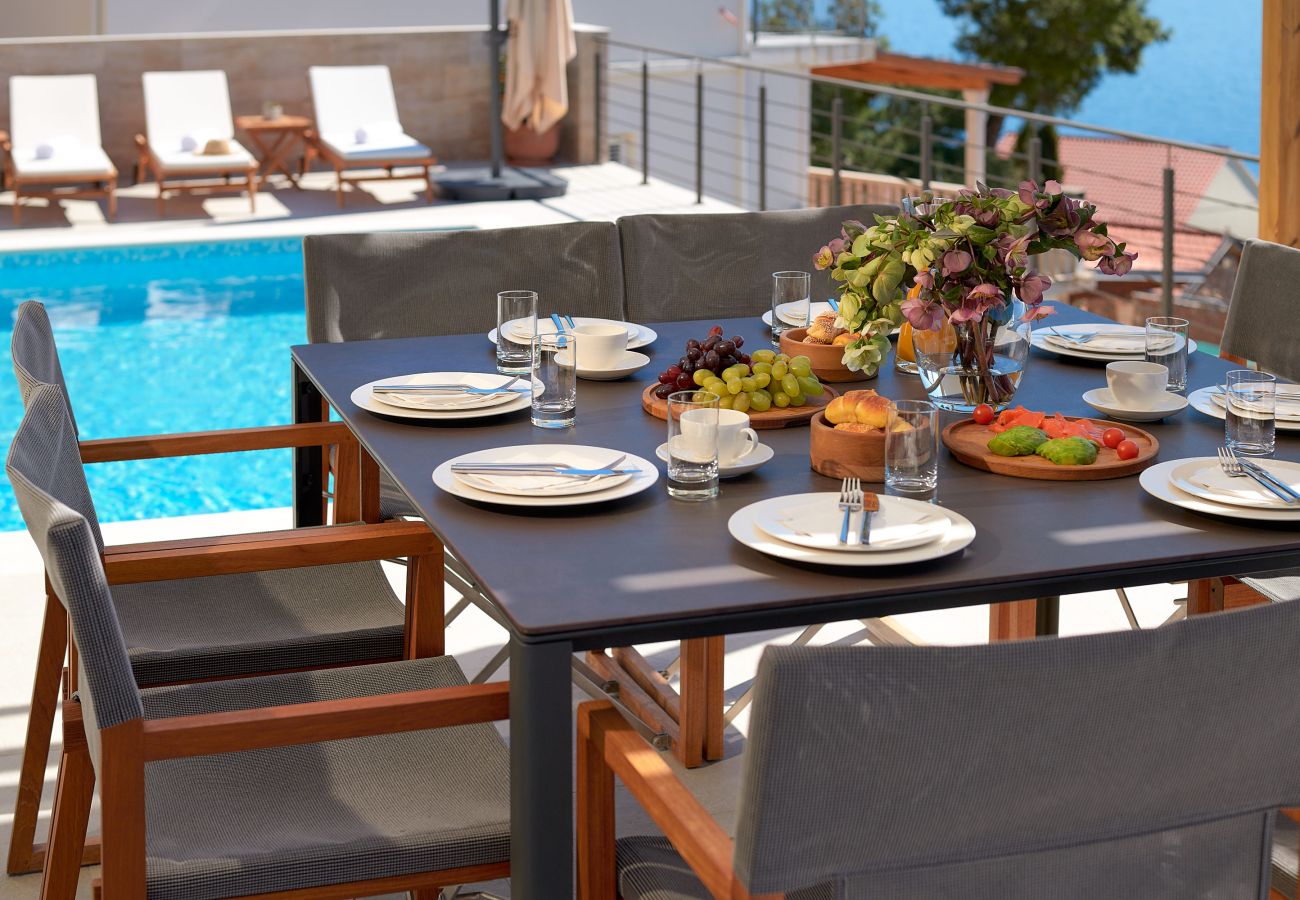 Villa in Sveta Nedjelja - Villa Bianca Hvar with a beautiful sea view