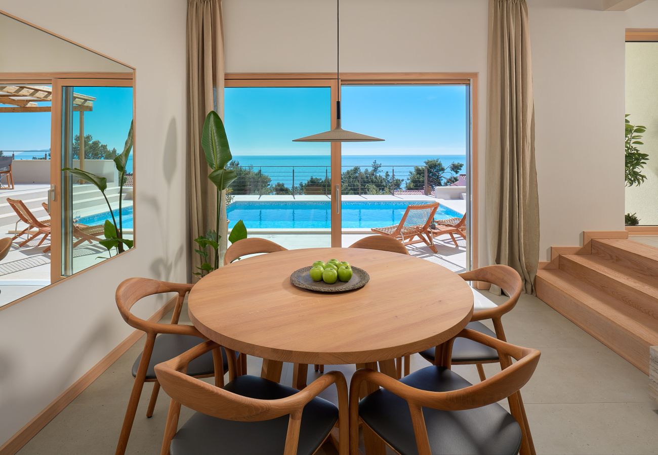 Villa in Sveta Nedjelja - Villa Bianca Hvar with a beautiful sea view