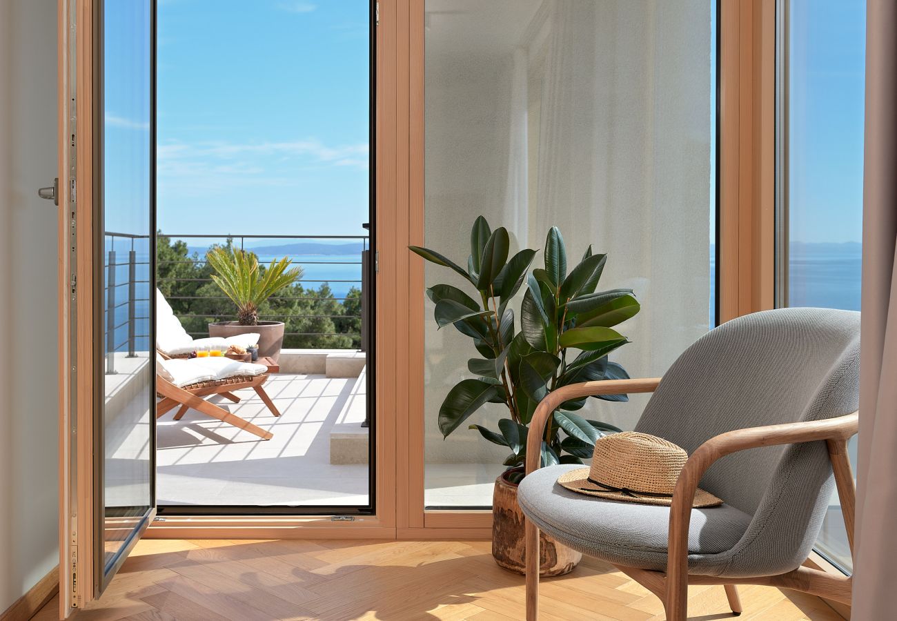 Villa in Sveta Nedjelja - Villa Bianca Hvar with a beautiful sea view