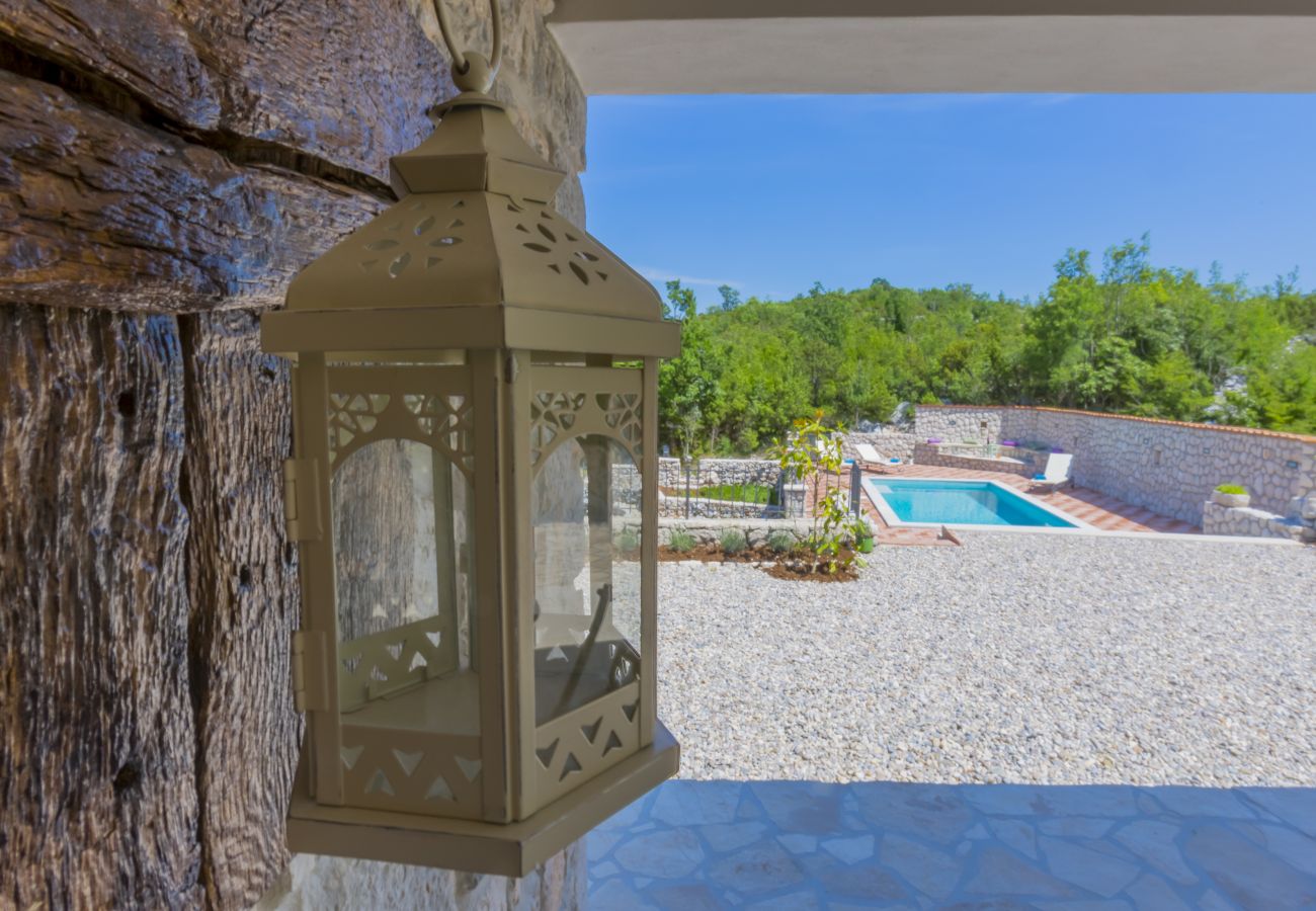 Villa in Duge Njive - Rustic Villa Fragola with heated pool