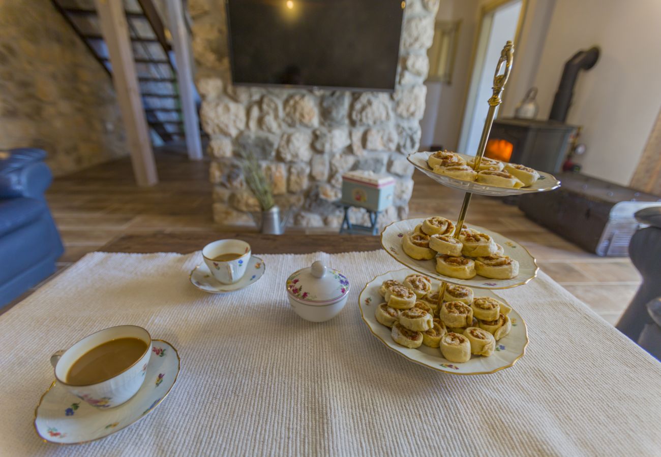 Villa in Duge Njive - Rustic Villa Fragola with heated pool